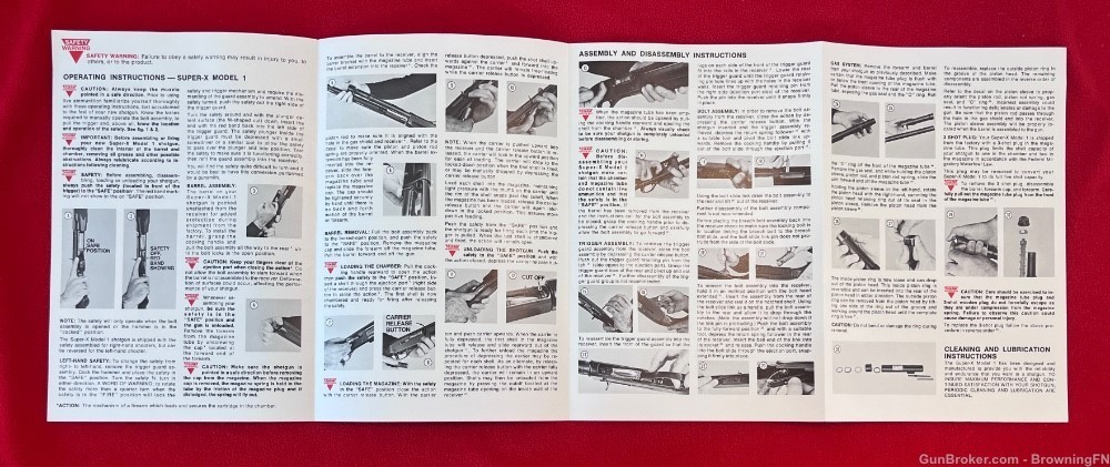 Vintage Winchester Super X Owners Instruction Manual Model 1-img-1