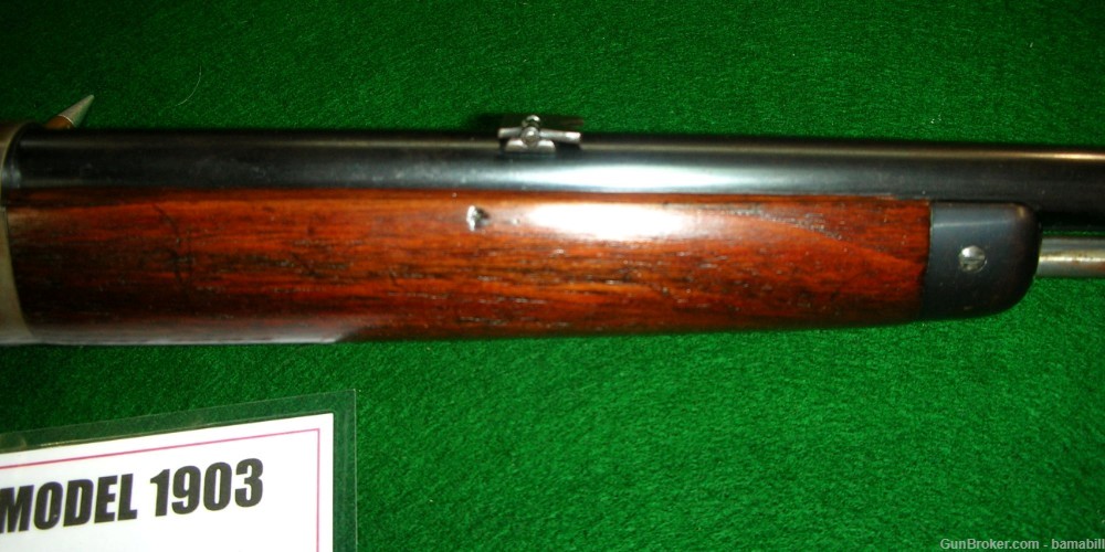 WINCHESTER Model 1903,  Special Order Deluxe Stock,  LYMAN Sights, UNUSUAL-img-4