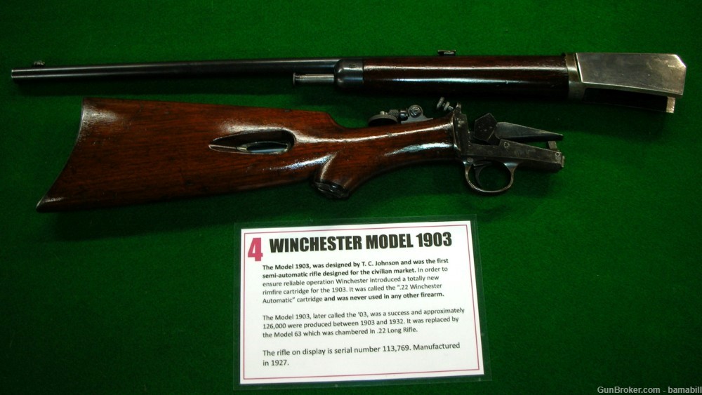 WINCHESTER Model 1903,  Special Order Deluxe Stock,  LYMAN Sights, UNUSUAL-img-24