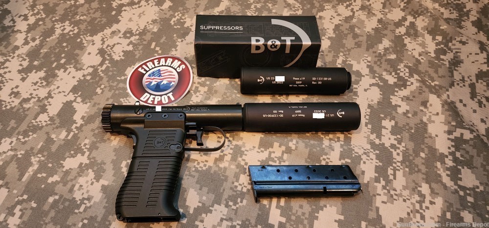 B&T STATION SIX STATION-6 9mm pistol. w/Wipe and Training suppressors-img-7
