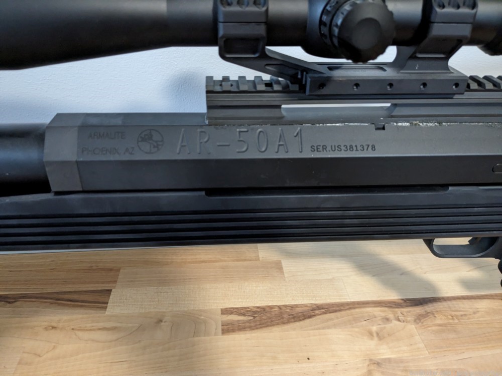 NEW Armalite AR50-A1 50 BMG Burris XTR2 Plano Case Mono & Bi-Pods-img-5