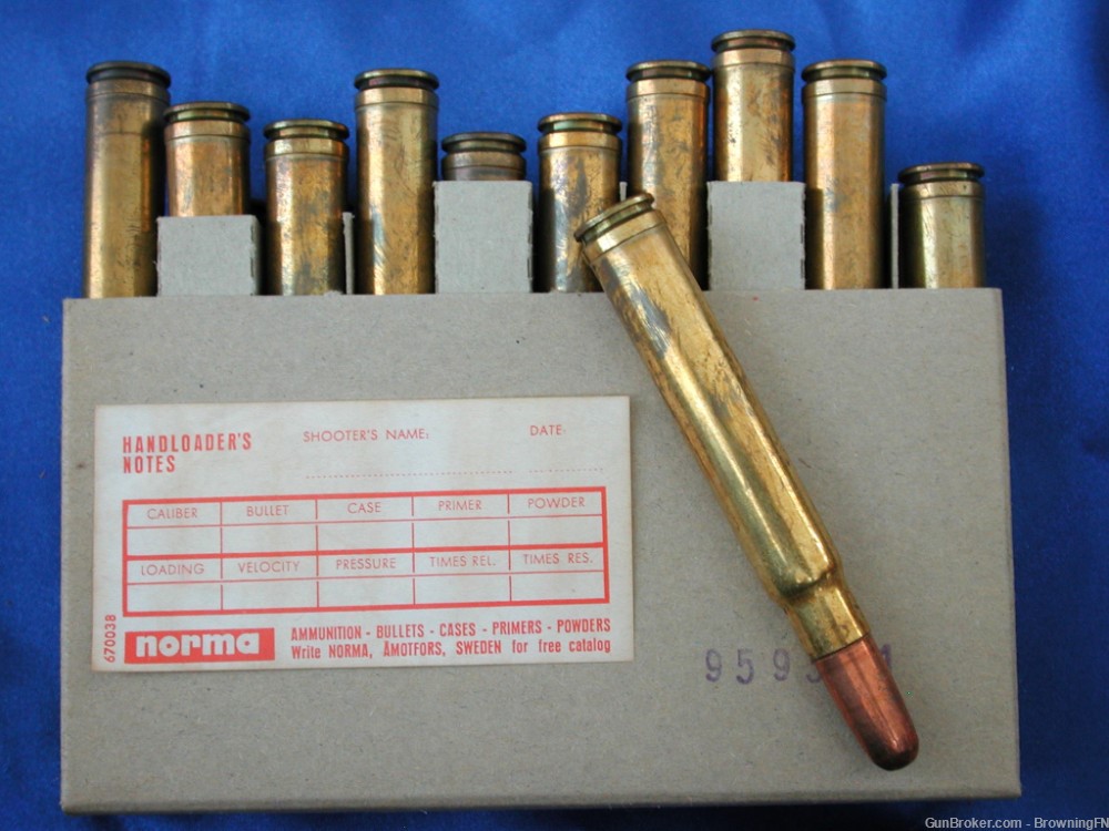 FULL RARE Vintage Box Weatherby .375 Magnum 300 gr. FMC Bullets 20 Rounds-img-4
