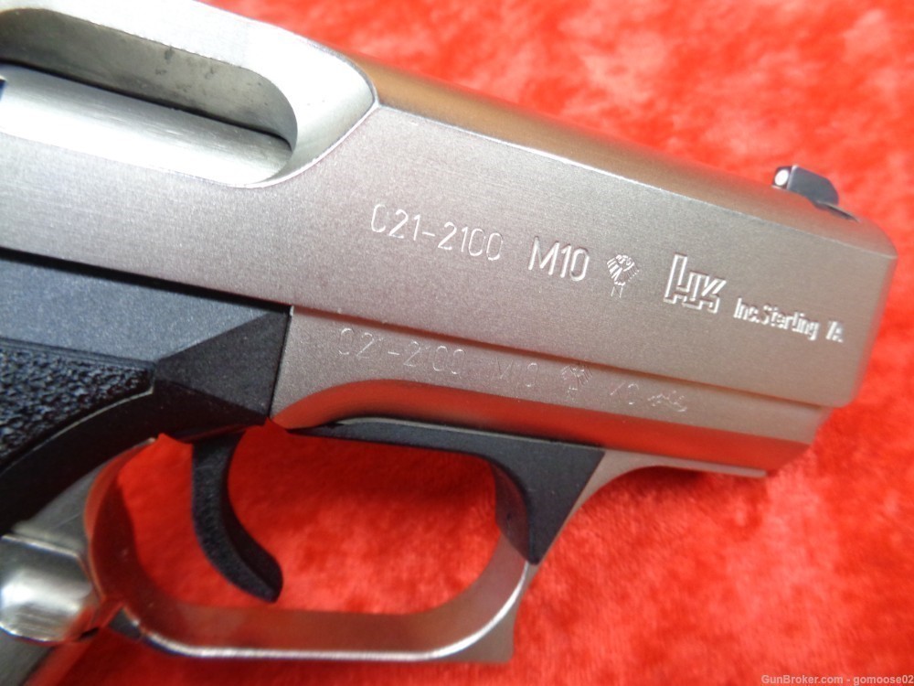 RARE H&K Model P7 M10 40 S&W Nickel Hard Chrome HK Heckler Koch WE TRADE!-img-23
