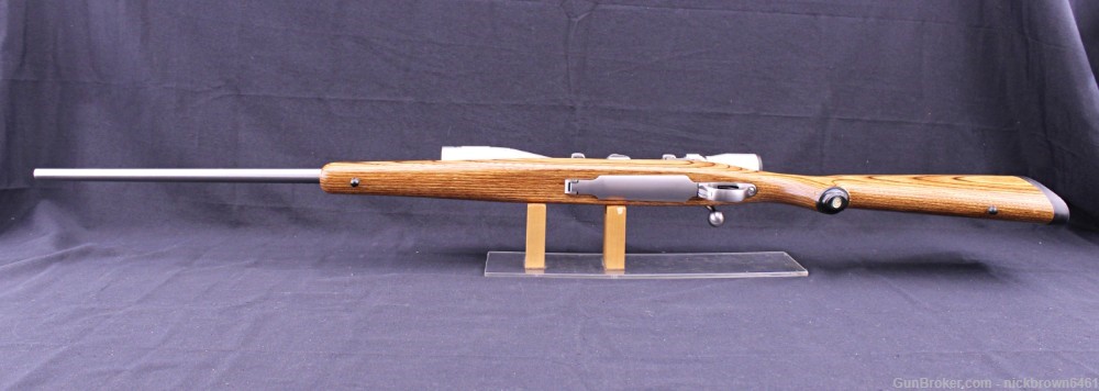RUGER M77 MARK II 7MM REM MAG 25" BBL STAINLESS STEEL NIKON 4.5-14x50 SCOPE-img-4