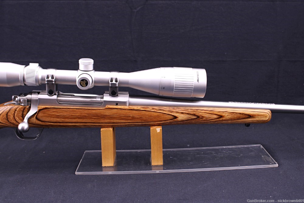 RUGER M77 MARK II 7MM REM MAG 25" BBL STAINLESS STEEL NIKON 4.5-14x50 SCOPE-img-16