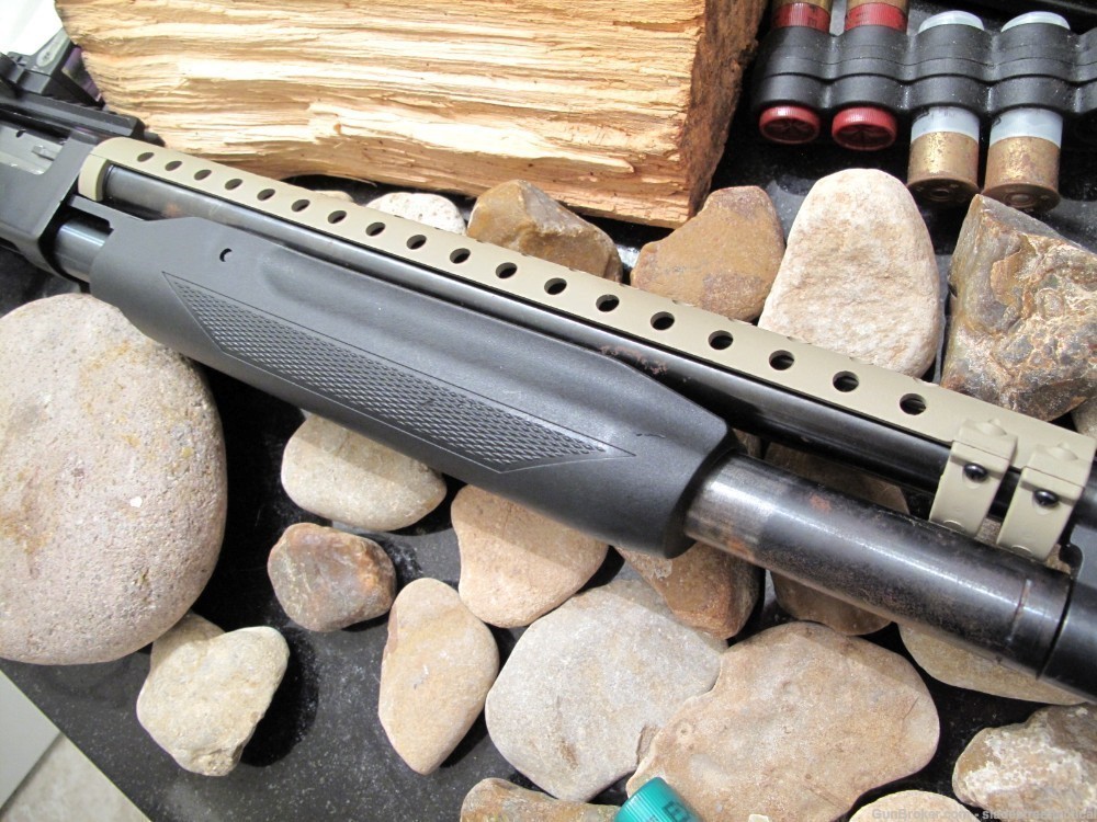 FDE Mossberg 500 590 835 CUSTOM DURACOAT Heat Shield Tactical Shotgun 12 -img-8