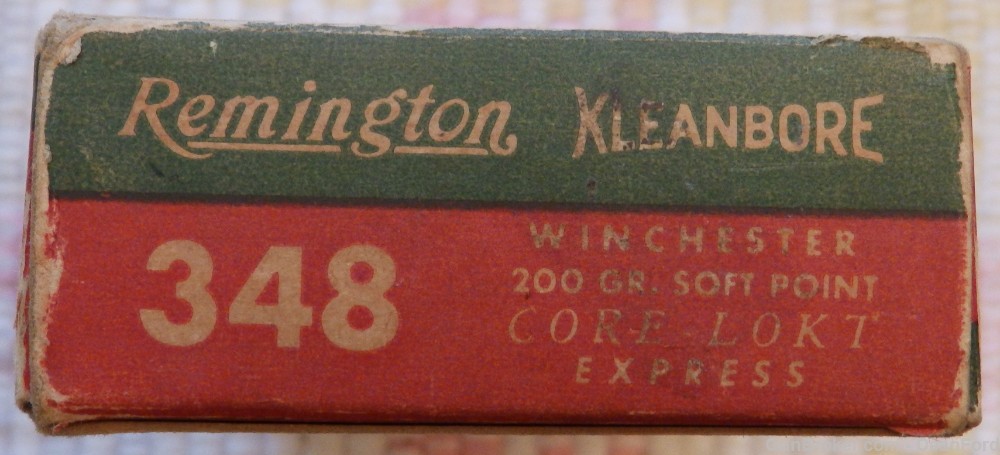 Remington Kleanbore 348 Winchester (348 WCF) 200 gr. full box - Collectable-img-12