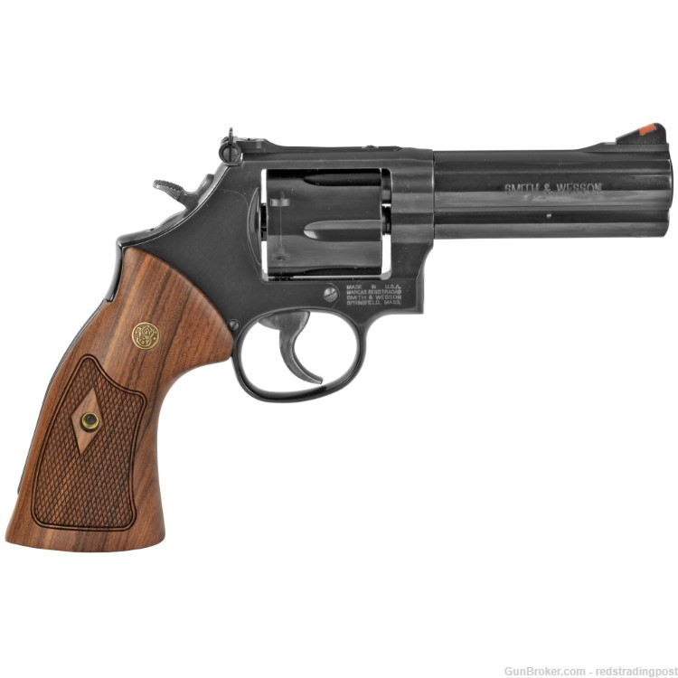 Smith & Wesson 586 4" Barrel 357 Mag DA/SA Blued 6 Shot S&W Revolver 150909-img-0