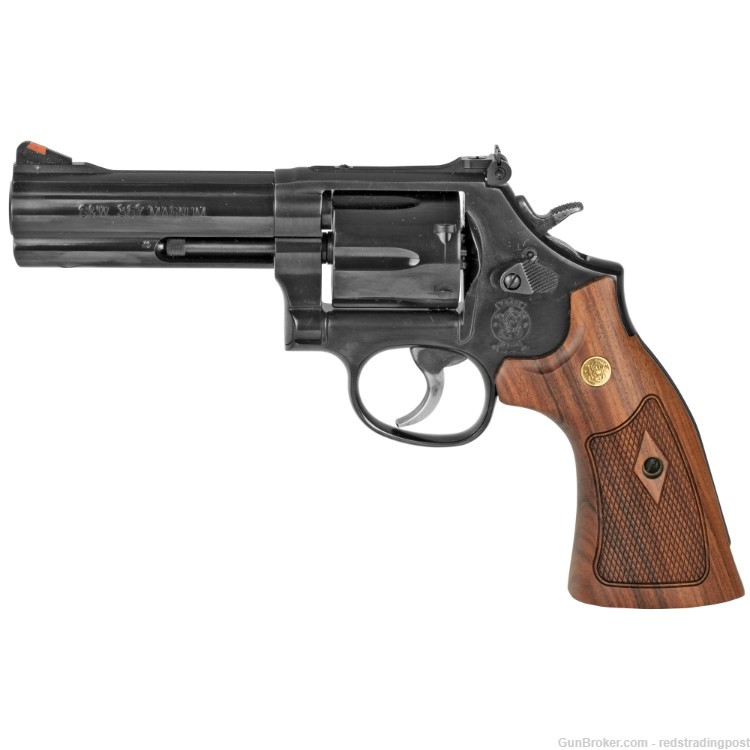 Smith & Wesson 586 4" Barrel 357 Mag DA/SA Blued 6 Shot S&W Revolver 150909-img-1