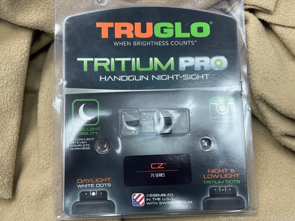 Truglo Tritium Pro CZ 75 Series TG231Z1W -img-0