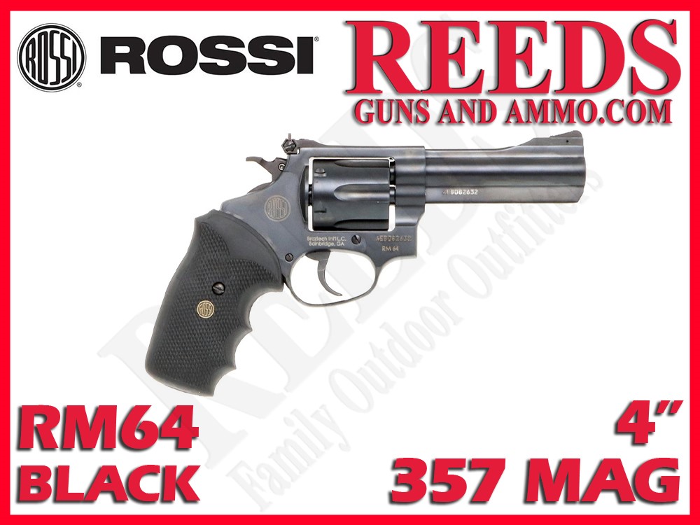 Rossi RM64 Black 357 Mag 4in 6 Shot 2-RM641-img-0