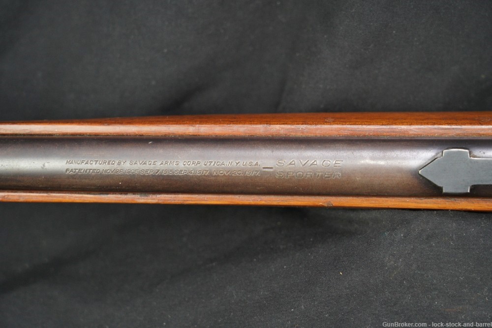 Savage Model 23A Sporter .22 Long Rifle LR Bolt Action Rifle, 1923-1933 ...