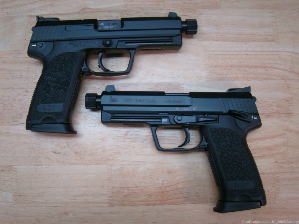 Pair of HK USP-45 Tactical V1 .45ACP Pistols, H&K consec serial #'s USP 45-img-4