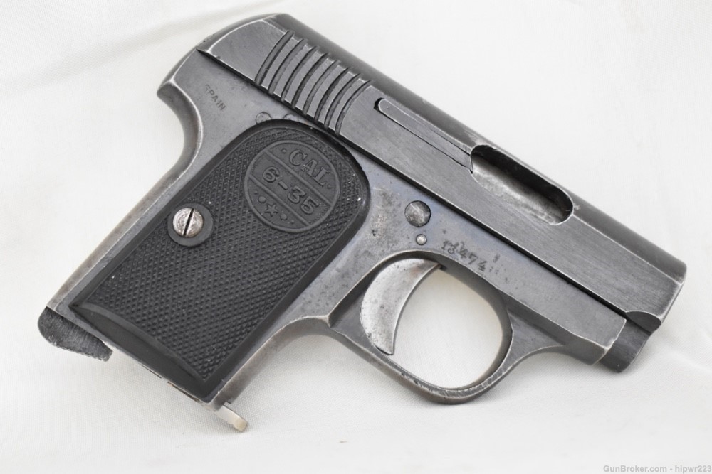 Spanish Vest Pocket Pistol Model 6.35 Cal .25 ACP C&R OK-img-0
