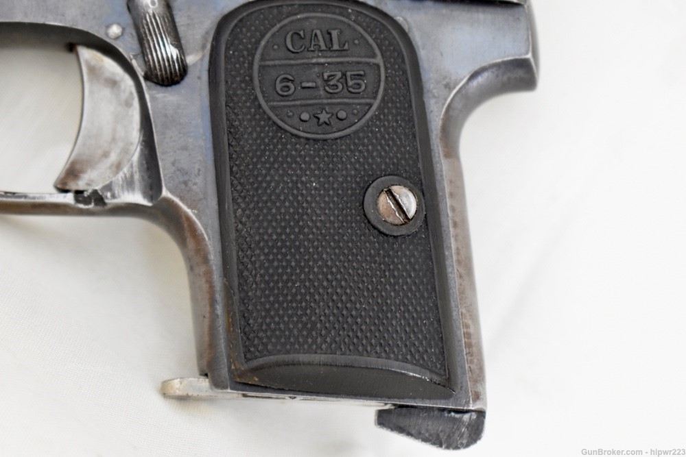 Spanish Vest Pocket Pistol Model 6.35 Cal .25 ACP C&R OK-img-11