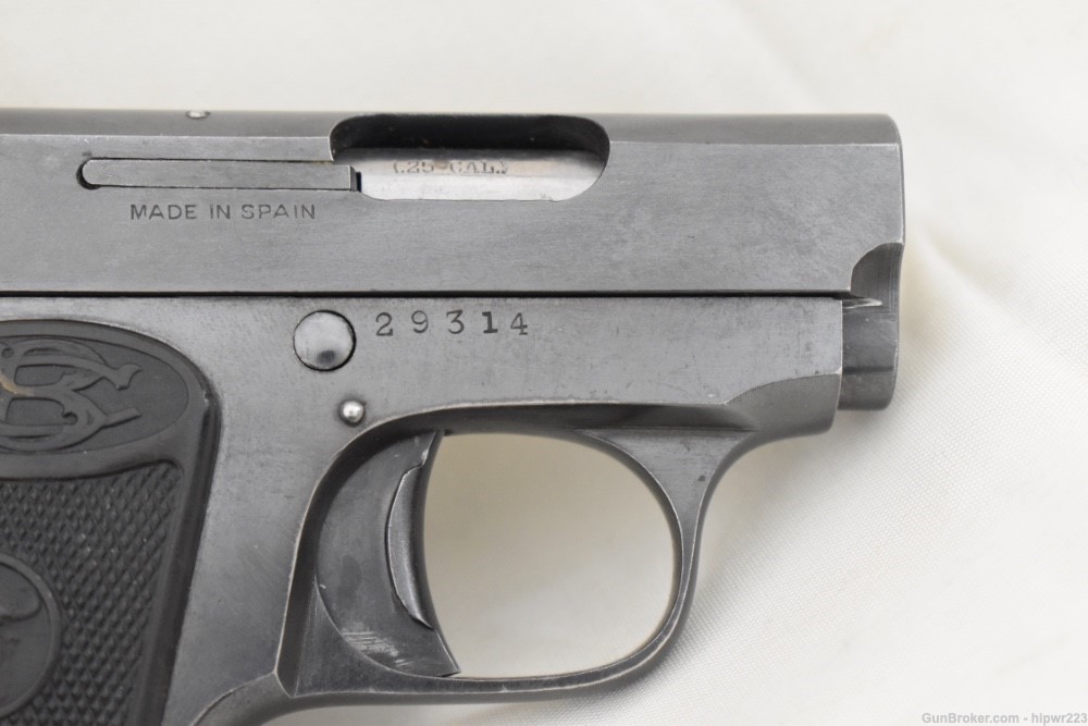 Spanish "Bufalo" Vest Pocket pistol .25 ACP in excellent condition.  C&R OK-img-13