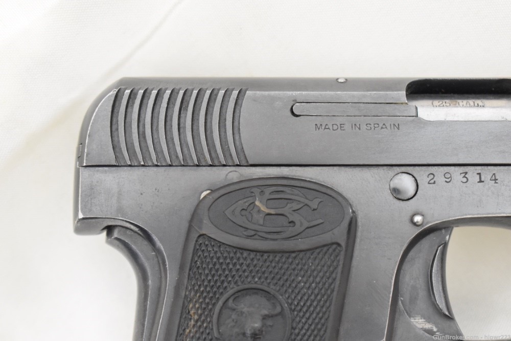 Spanish "Bufalo" Vest Pocket pistol .25 ACP in excellent condition.  C&R OK-img-12