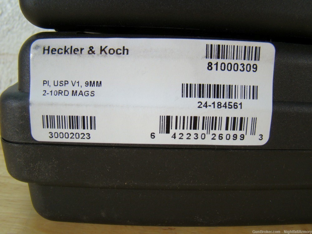 Pair of HK USP-9 9mm USP 9 consecutive serial #'s H&K USP9  10rd mags New !-img-5