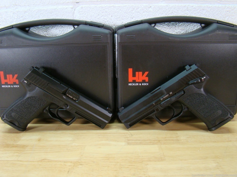 Pair of HK USP-9 9mm USP 9 consecutive serial #'s H&K USP9  10rd mags New !-img-0