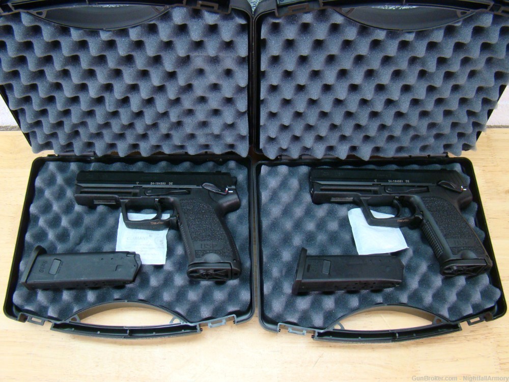 Pair of HK USP-9 9mm USP 9 consecutive serial #'s H&K USP9  10rd mags New !-img-6