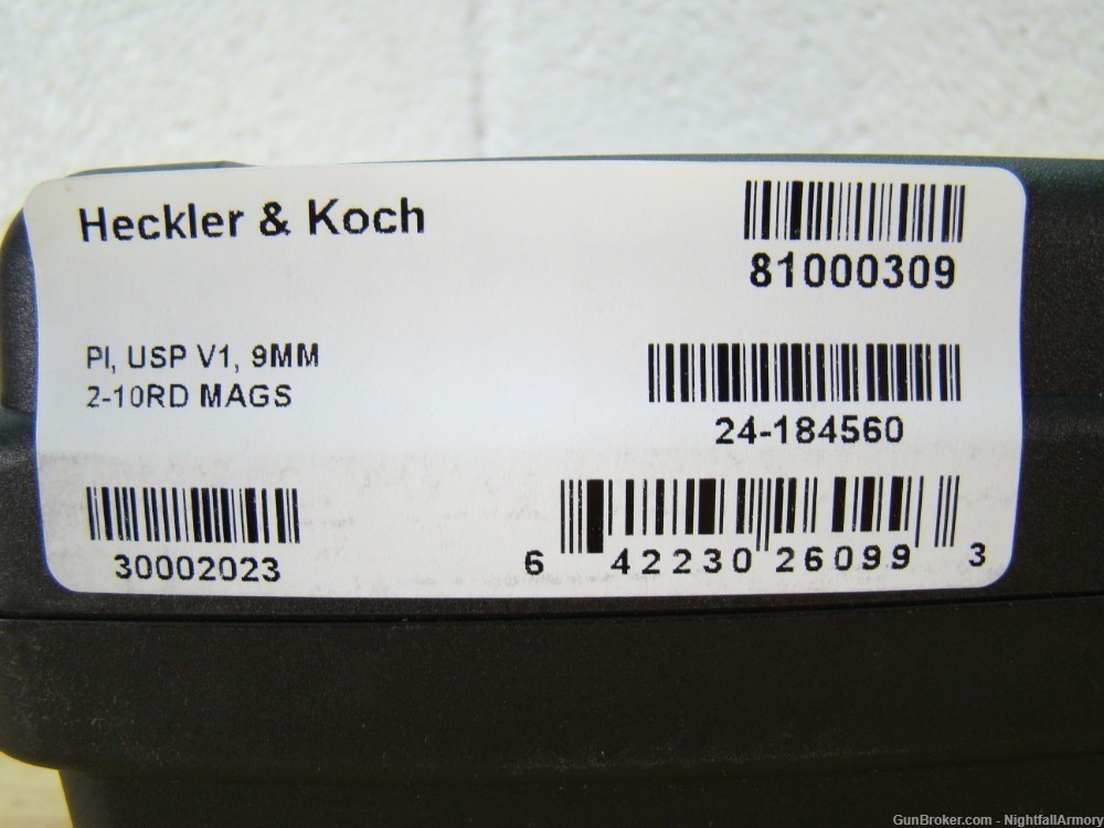 Pair of HK USP-9 9mm USP 9 consecutive serial #'s H&K USP9  10rd mags New !-img-4