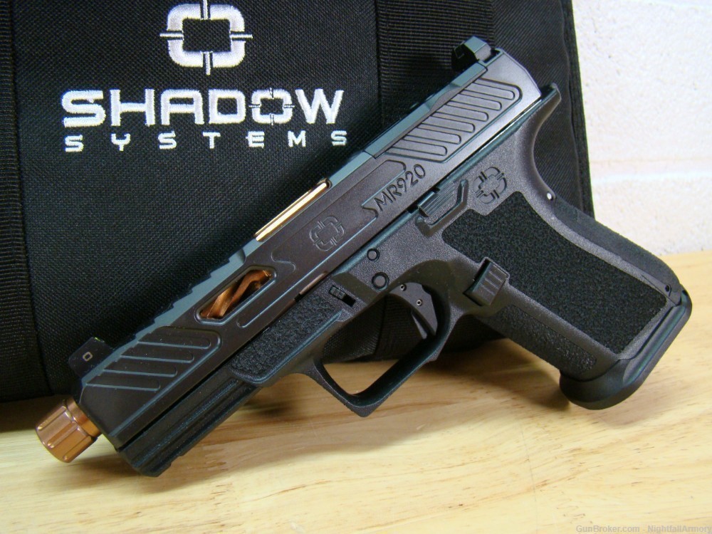 Shadow Systems MR920 Elite Optic Ready 9mm Pistol Glock 19  4.5" threaded !-img-3