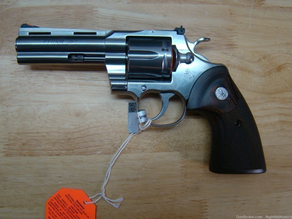 Colt Python 4.25" SS 357 MAG 2020 4" PYTHON-SP4WTS .357 Magnum NEW! snake-img-5