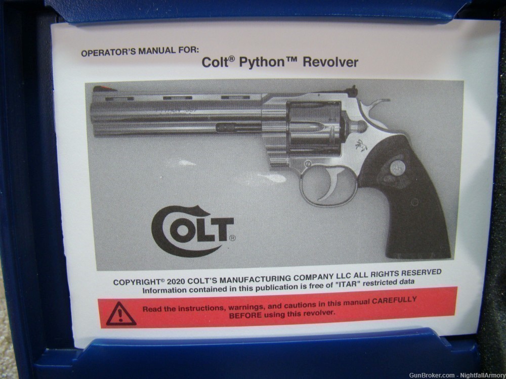 Colt Python 4.25" SS 357 MAG 2020 4" PYTHON-SP4WTS .357 Magnum NEW! snake-img-4