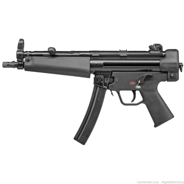 H&K SP5 9mm pistol HK 9 MP5 30rd 81000477 8.9" threaded 3-lug barrel NEW!-img-0