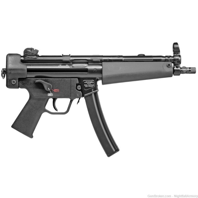 H&K SP5 9mm pistol HK 9 MP5 30rd 81000477 8.9" threaded 3-lug barrel NEW!-img-1
