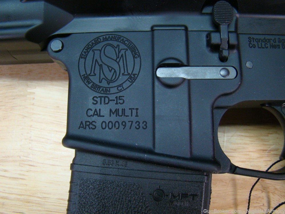 Standard Mfg STD-15 .223 Wylde 18" Heavy Side-charge .223 / 5.56 16718SC AR-img-7