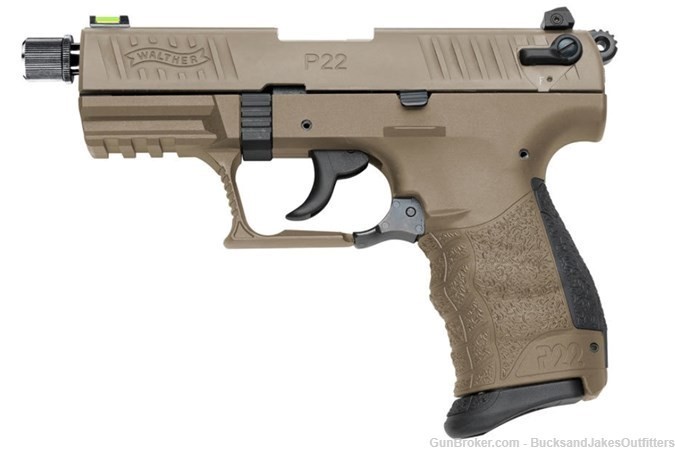 WALTHER P22Q TACT 22LR FULL FDE 3.4"-img-0