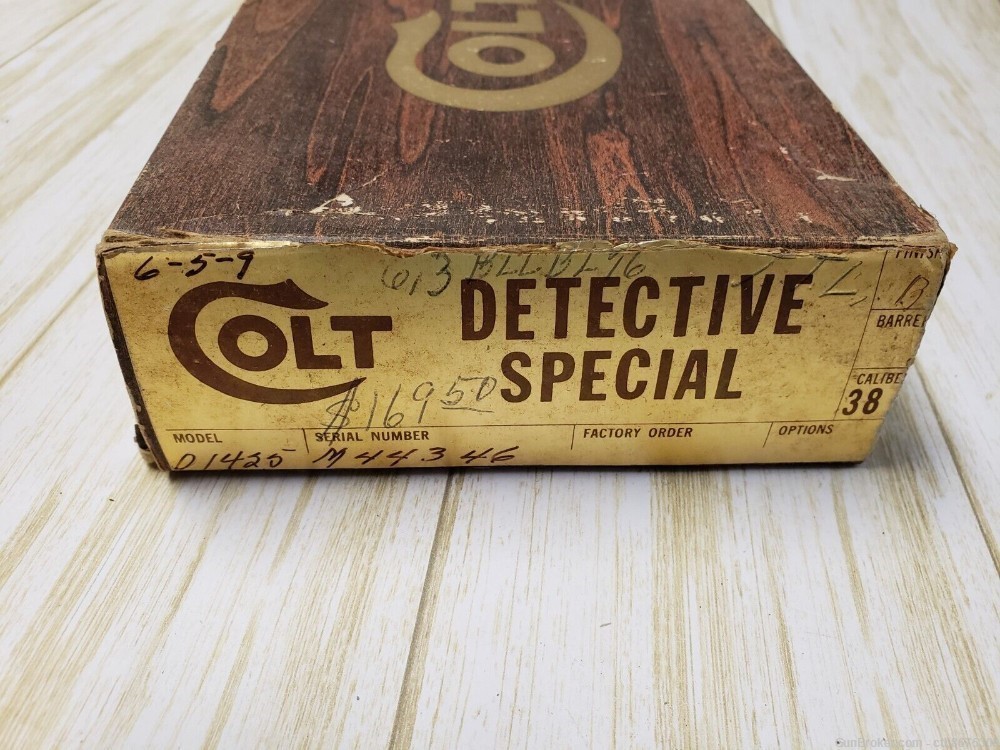 Colt Detective Special Factory Original Box & Papers-img-2