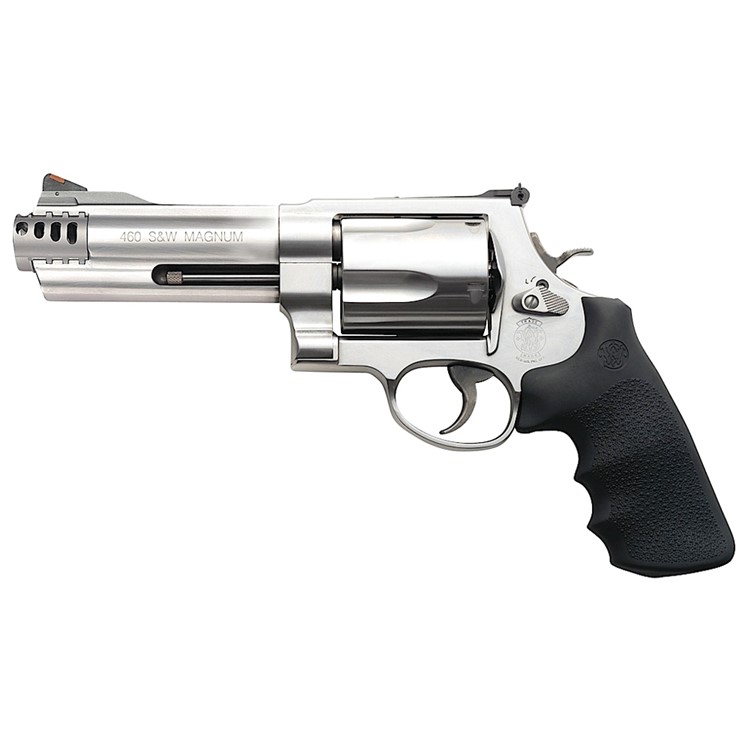 S&W 460V 460 S&W Magnum 5in 5rd Satin Stainless Revolver (163465)-img-0