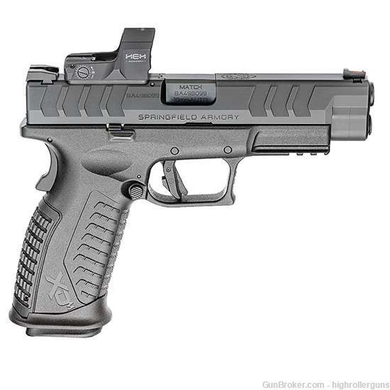 NEW SPRINGFIELD XD-M ELITE 10MM 4.5 (2) 16RD W DRAGONFLY OPTIC-img-0