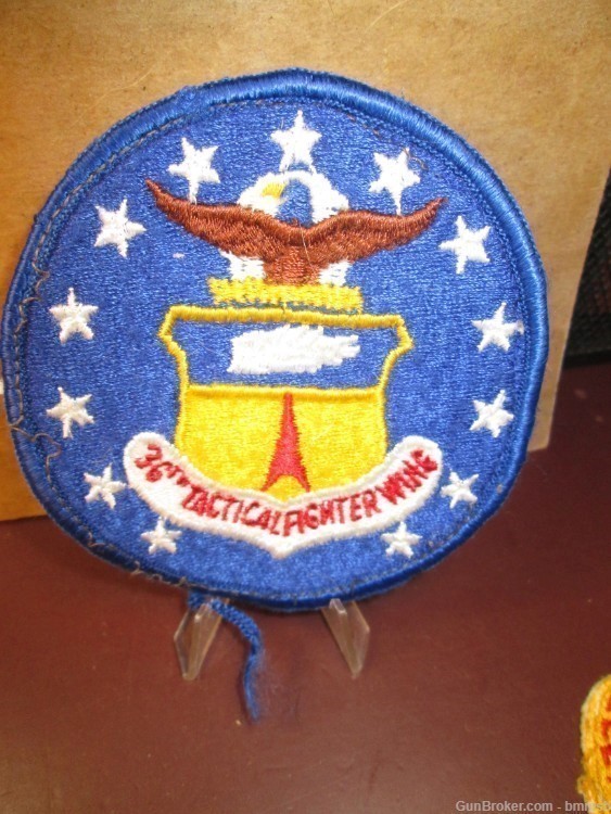 Vintage U.S.A.F. 36th. TACTICAL FIGHTER WING Unit Patch-img-0