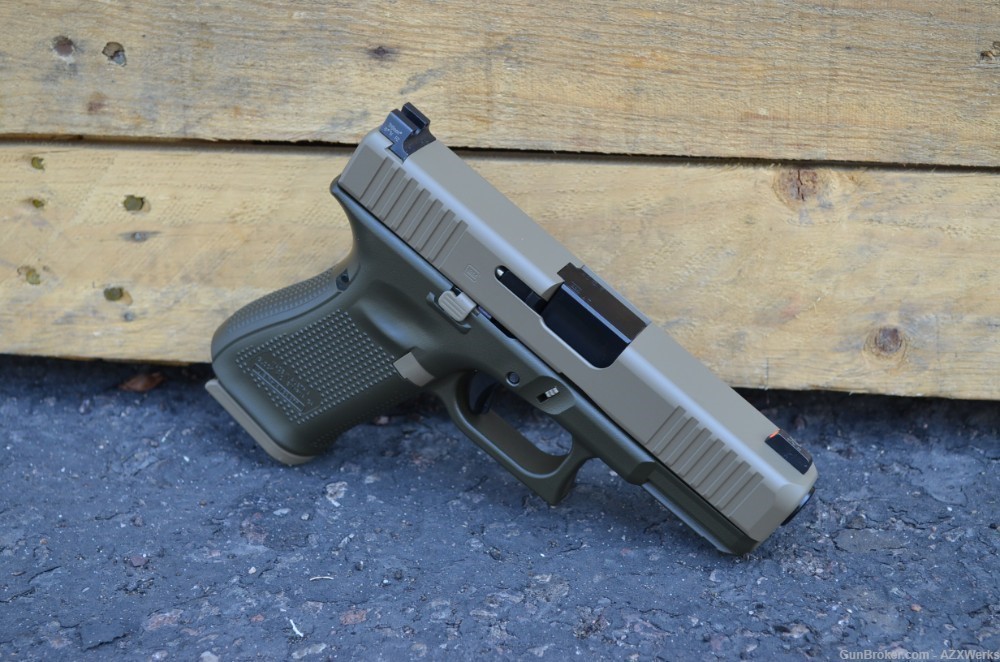Glock 23 Gen 5 G5 40S&W X-Werks Magpul FDE OD Trijicon HD Night Sights New-img-2
