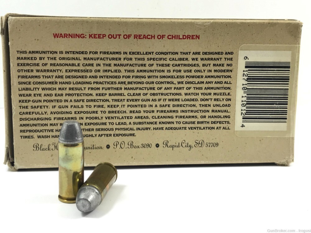 Black Hills .44 Colt 230 Gr FPL FULL Box 50 Rounds Hard To Find 1266-PX-img-2