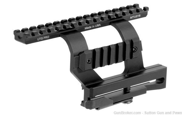 UTG U978S Model 47 Quick Release Double Rail Side Mount for AK-47 NEW-img-0