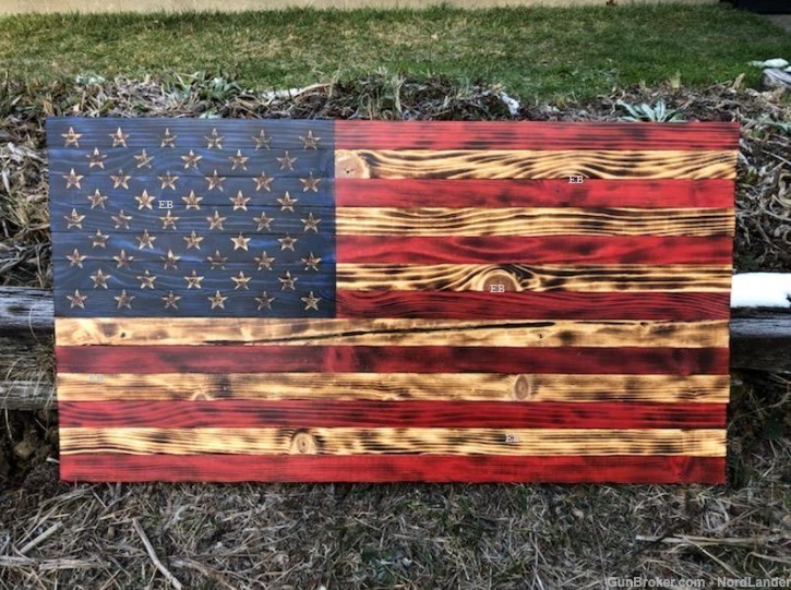 Handmade Rustic American Flag-img-0