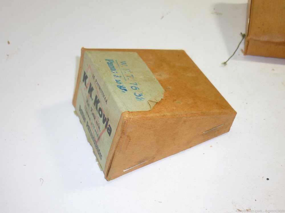 15rd - 1932 FINNISH AMMO - 7.62x54R - RARE VPT FULL BOX - M39 M28 Finn -img-25