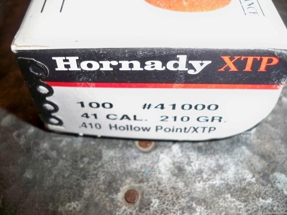 Hornady XTP #4100 41 Caliber 210 grain .410 Hollow Point 100 count NEW-img-1