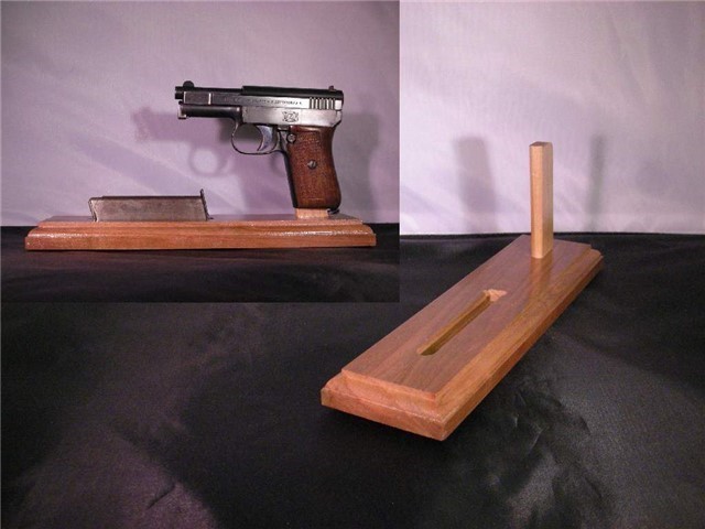 Mauser 1910 Pistol Stand with Mag Slot-img-0