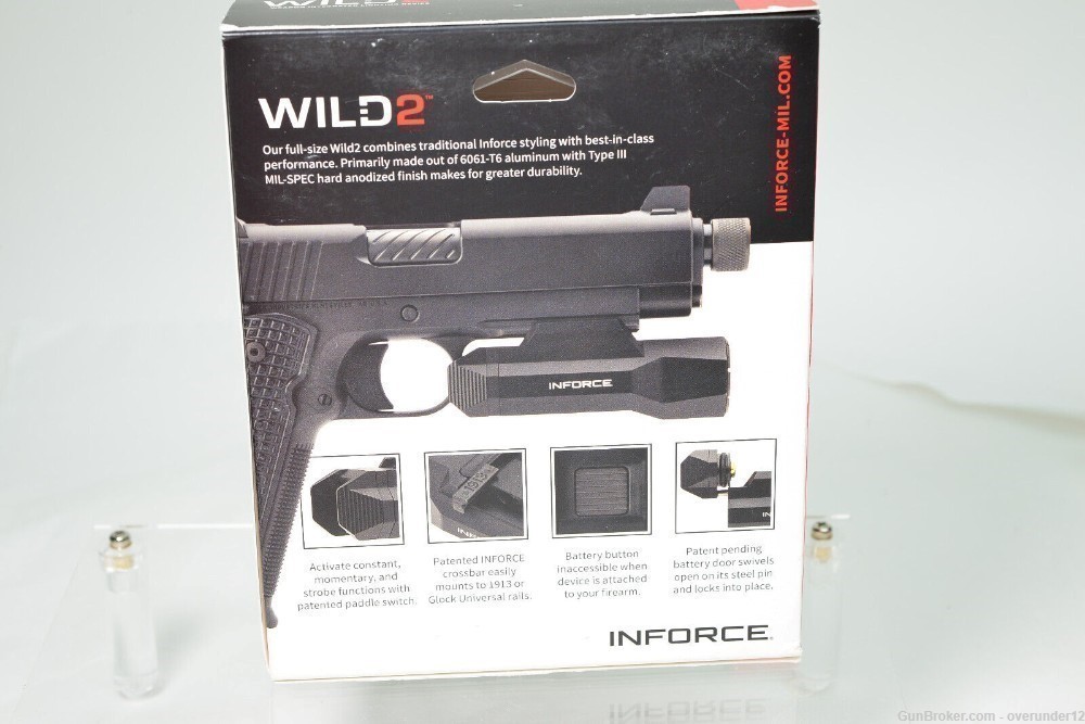 InForce Wild 2 Weapon Pistol FlashLight LED 1000 LUMEN X300 (Strobe) AR15-img-2