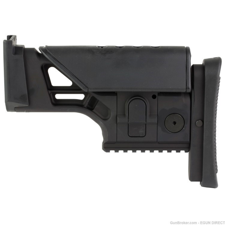 FN America, SSR Rear Stock, Adjustable, Fits FN SCAR 16S/17S, Black-img-0