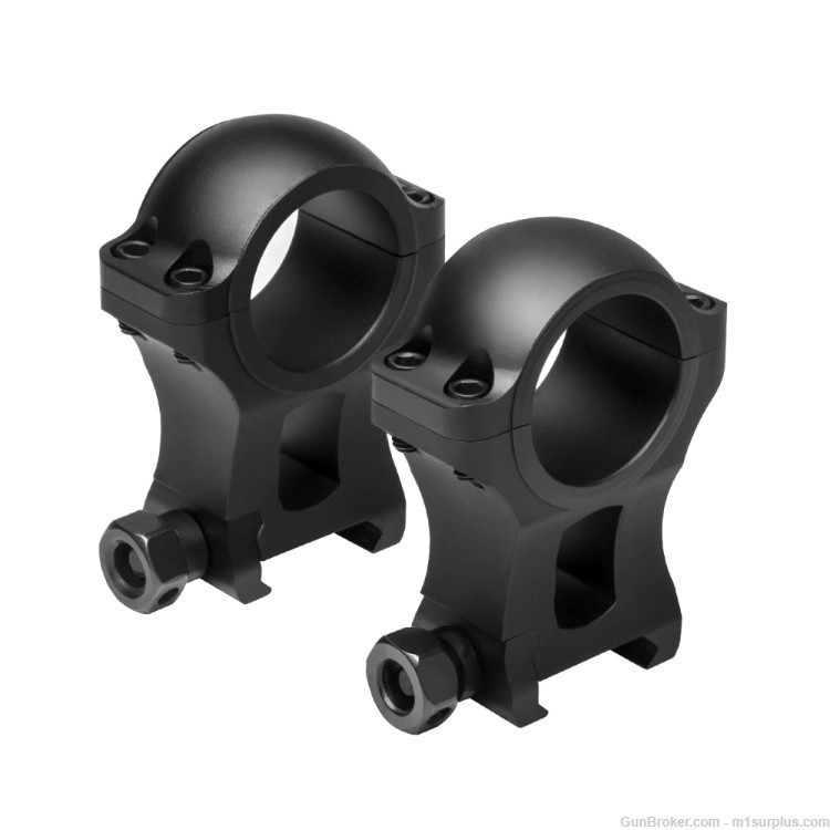 VISM Hunter Series 30mm Heavy-Duty Tall Scope Ring Set for AR15 M4 SIG M400-img-0
