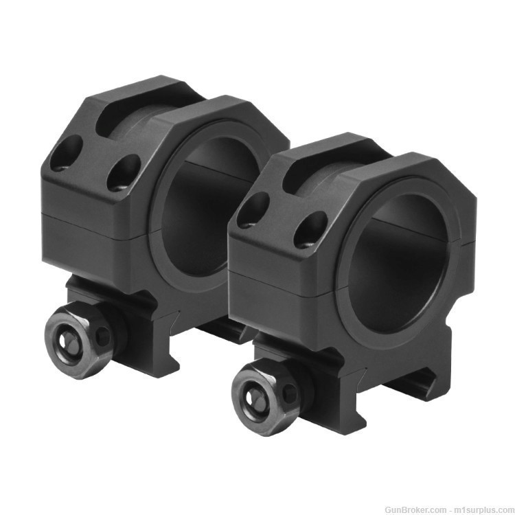 VISM Tactical 30mm Heavy-Duty Tall Scope Rings fits Hk416 MR556 S&W M&P AR-img-0