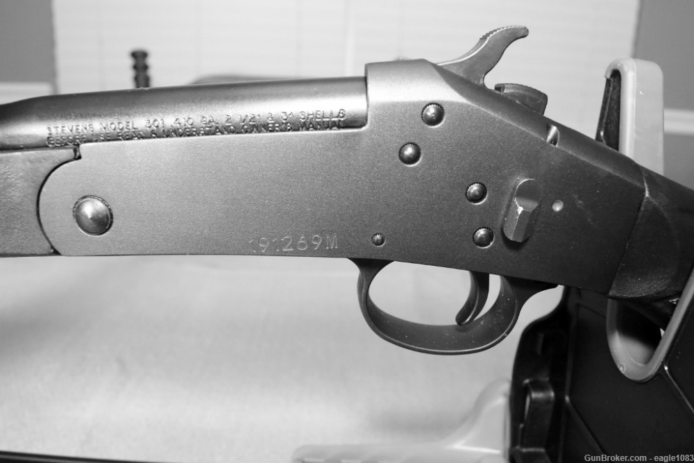 Stevens Model 301 (by Savage Arms) 410 Gauge Single Shot - Factory New-img-1