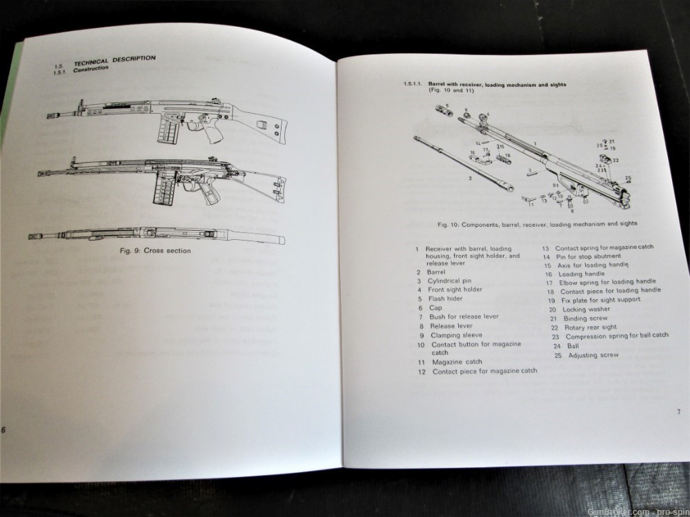 Automatic Rifle HK G3 Caliber 7.62 mm x 51 NATO Manual  New Copy-img-5