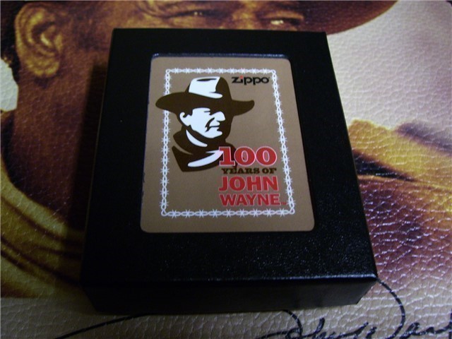 John Wayne 100 Years Zippo Lighter-img-2